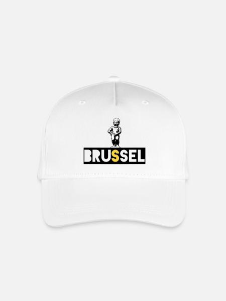 Brüssel Manneken Pis - Kinder Bio Basecap - Weiß