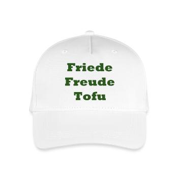 Friede Freude Tofu - Kinder Bio Basecap - Weiß - Vorne
