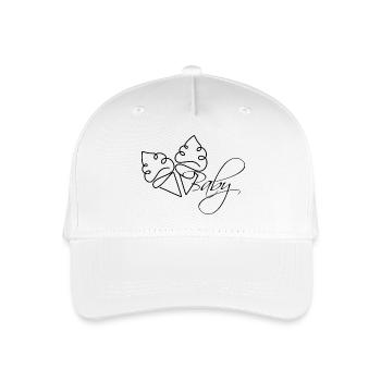 Eis Eis Baby Lineart - Kinder Bio Basecap - Weiß - Vorne