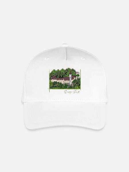 Burg Teck // Illustration - Kinder Bio Basecap - Weiß