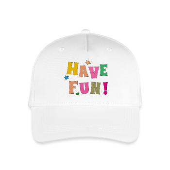 have fun - Kinder Bio Basecap - Weiß - Vorne