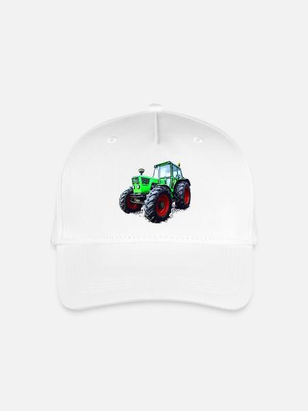 Traktor Deutz 13006 - Kinder Bio Basecap - Weiß