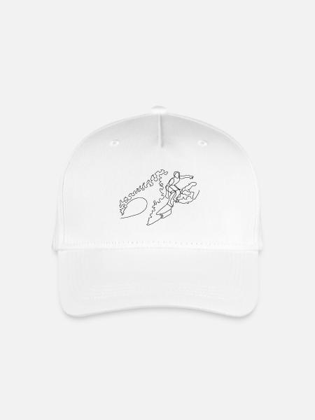 Wellenreiten - Kinder Bio Basecap - Weiß