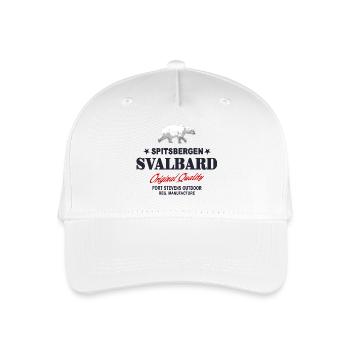 Spitsbergen - Svalbard - Spitzbergen - Polar Bear - Kinder Bio Basecap - Weiß - Vorne