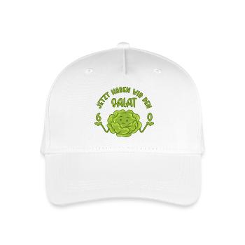 60. Geburtstag - Jetzt haben wir den Salat 60 - Kinder Bio Basecap - Weiß - Vorne