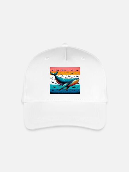 Wal - Kinder Bio Basecap - Weiß