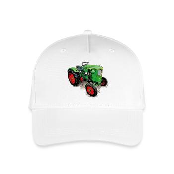 Legendärer Traktor Klassiker - Kinder Bio Basecap - Weiß - Vorne