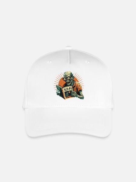 Zombie Retro SciFi Spieler - Kinder Bio Basecap - Weiß