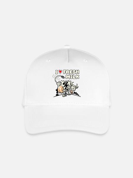 Milchkuh - Kinder Bio Basecap - Weiß