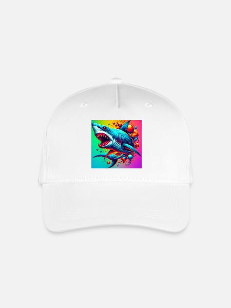 Hai - Kinder Bio Basecap - Weiß