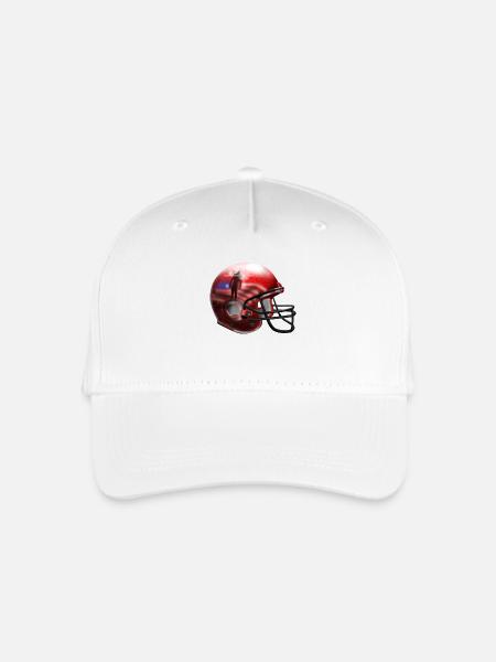 Football Helm - Kinder Bio Basecap - Weiß