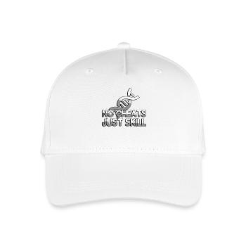NO CHEATS JUST SKILL + DNA - Gaming - Kinder Bio Basecap - Weiß - Vorne