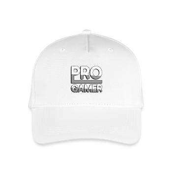PRO GAMER (Weiß) - Gaming - Kinder Bio Basecap - Weiß - Vorne