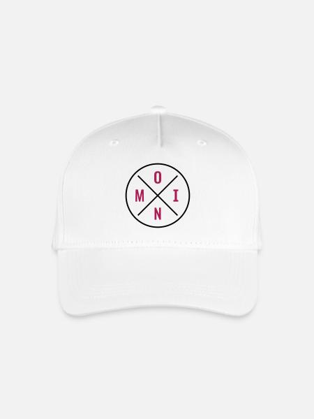 Moin Kreis Kreuz - Kinder Bio Basecap - Weiß