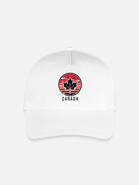 Kanada Ahornblatt Toronto - Kinder Bio Basecap - Weiß