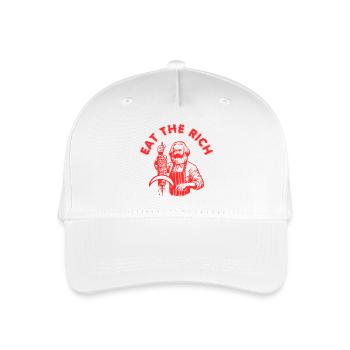 Eat the rich - Karl Marx Eat Döner Kebab Rich - Kinder Bio Basecap - Weiß - Vorne