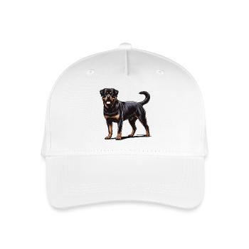 Rottweiler - Kinder Bio Basecap - Weiß - Vorne