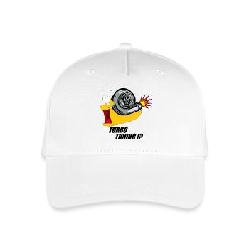 Turbo Schnecke, Turbo Snail, Turbo  - Kinder Bio Basecap - Weiß - Vorne