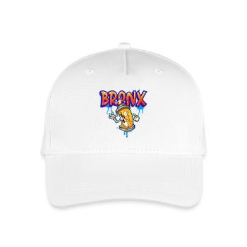 Bronx Graffiti - Kinder Bio Basecap - Weiß - Vorne