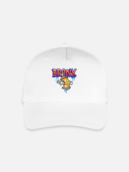Bronx Graffiti - Kinder Bio Basecap - Weiß