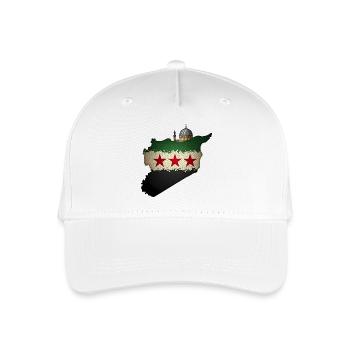 flagge syrien - Freies Syrien Flagge - Kinder Bio Basecap - Weiß - Vorne