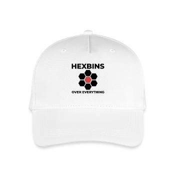Hexbins Datenvisualisierung GIS Mapping Räumlich - Kinder Bio Basecap - Weiß - Vorne