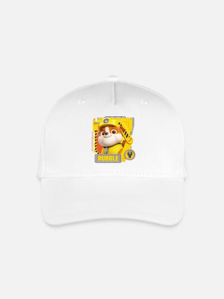 Paw Patrol Rubble Charakterdesign - Kinder Bio Basecap - Weiß