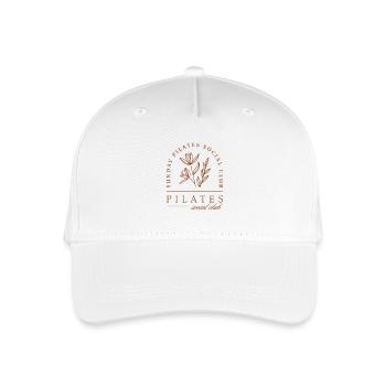 Pilates Club Studio Class Mädchen Boho-Ästhetik - Kinder Bio Basecap - Weiß - Vorne