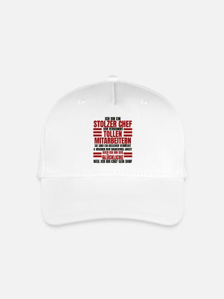 Ich Bin Ein Stolzer Chef Geburtstag Geschenk - Kinder Bio Basecap - Weiß