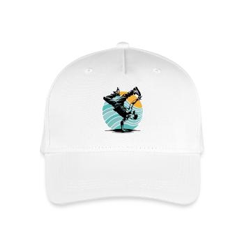 Breakdance - Kinder Bio Basecap - Weiß - Vorne