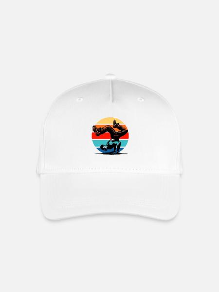 Breakdance - Kinder Bio Basecap - Weiß