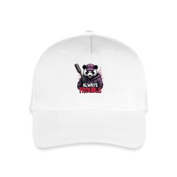 Gangster Panda Panda Pandabär Pandas - Kinder Bio Basecap - Weiß - Vorne
