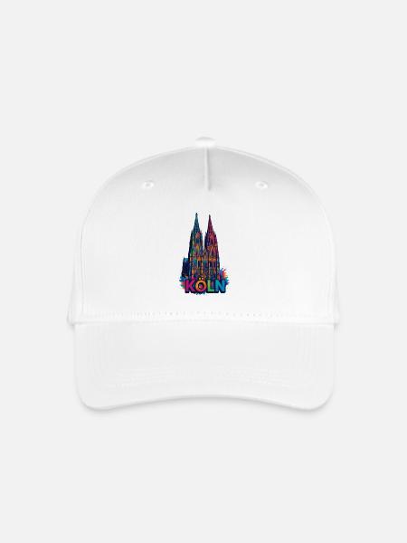 Kölner Dom - Kinder Bio Basecap - Weiß