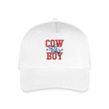 Cowboy - Kinder Bio Basecap - Weiß - Vorne