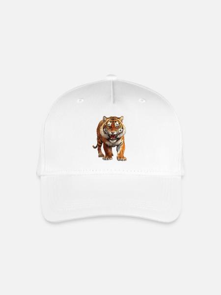 Tiger - Kinder Bio Basecap - Weiß