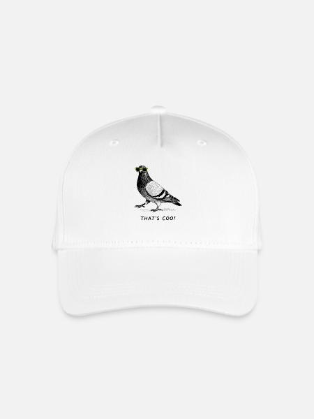 That's Coo - Coole Taube - Kinder Bio Basecap - Weiß