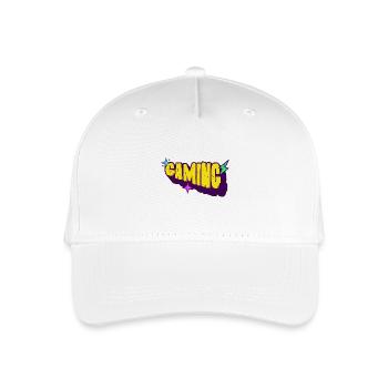 Gamer Gaming - Kinder Bio Basecap - Weiß - Vorne
