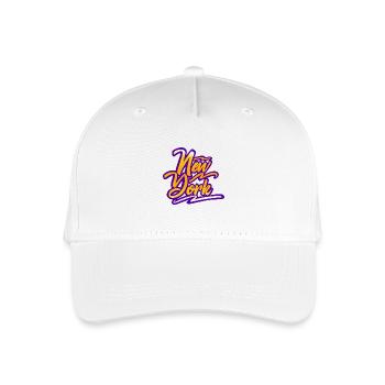 New York - Kinder Bio Basecap - Weiß - Vorne