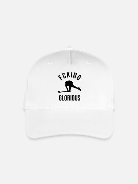 Feldhockey - Kinder Bio Basecap - Weiß