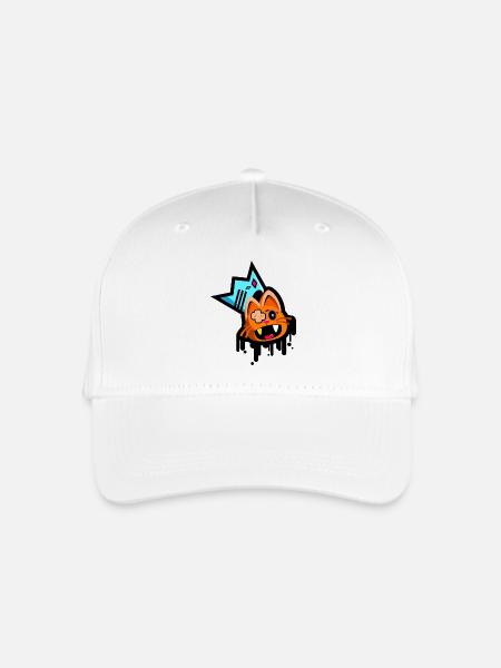Wildkatze - Kinder Bio Basecap - Weiß