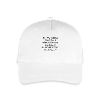 Sport - Kinder Bio Basecap - Weiß - Vorne