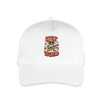 Hippie Stay Weird - Kinder Bio Basecap - Weiß - Vorne