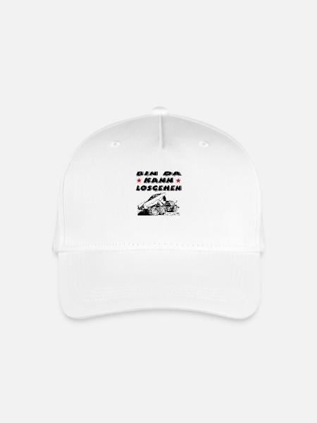 Baustelle - Kinder Bio Basecap - Weiß