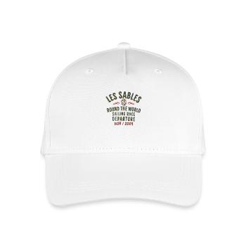 Les Sables Weltsegelregatta blc - Kinder Bio Basecap - Weiß - Vorne