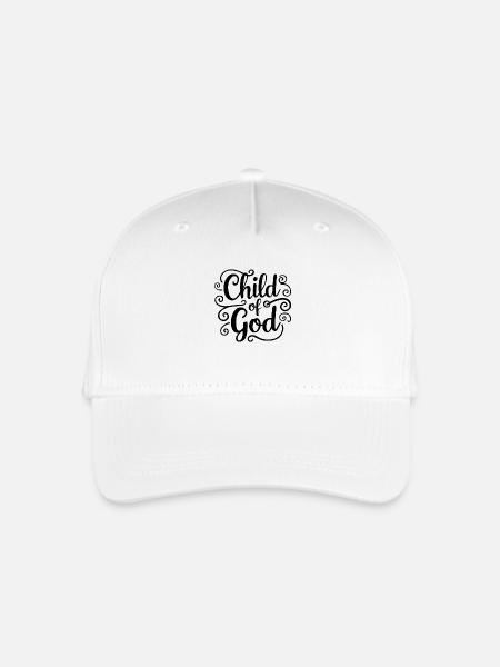 Kind Gottes - Kinder Bio Basecap - Weiß