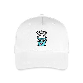 Crème Frech - Kinder Bio Basecap - Weiß - Vorne