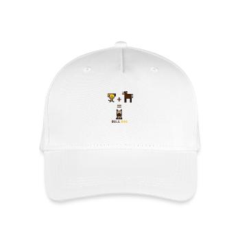 hunderasse - Kinder Bio Basecap - Weiß - Vorne