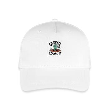 Zombie-Hand - Undead & Loving It - Kinder Bio Basecap - Weiß - Vorne