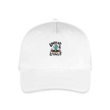 Zombie-Hand - Undead & Loving It - Kinder Bio Basecap - Weiß - Vorne