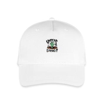 Zombie-Hand - Undead & Loving It - Kinder Bio Basecap - Weiß - Vorne
